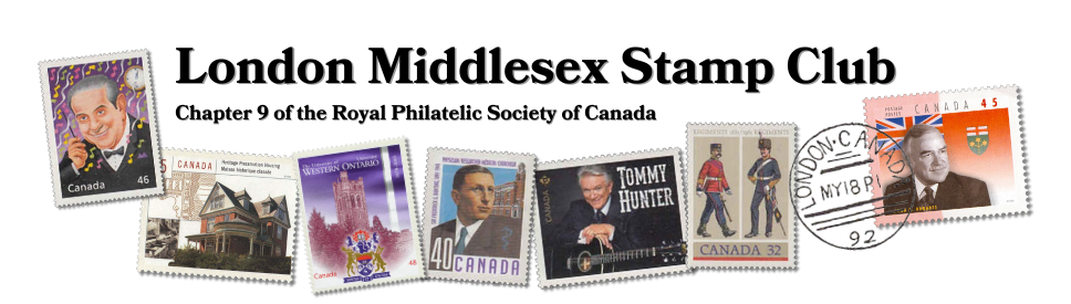 London-Middlesex Stamp Club Logo